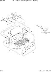 PILOT HYD PIPING(BASE 2, #1003-)