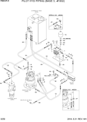 PILOT HYD PIPING(BASE 3, -#1002)