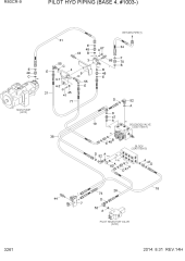 PILOT HYD PIPING(BASE 4, #1003-)