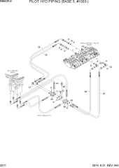 PILOT HYD PIPING(BASE 5, #1003-)