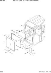 CAB ASSY(5/5, SLIDING DOOR ASSY)