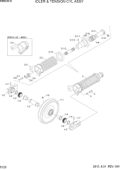 IDLER & TENSION CYL ASSY