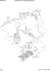 UPPER HYD PIPING(BASE 1)
