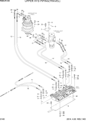 UPPER HYD PIPING(TRAVEL)