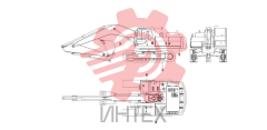 Компоненты основные экскаватора 13492289 SY305C9