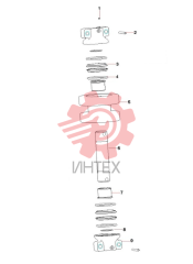 Каток опорный 10113039