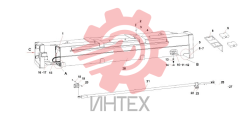 Балка поперечная в сборе SDJ450.2 A810421000786 (часть 1)