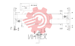 Балка поперечная в сборе SDJ450.2 A810421000786 (часть 2)