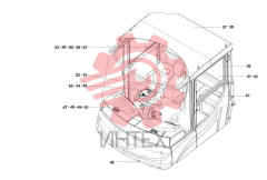 Кабина в сборе SRSC45F.4 11227769 (часть 2)