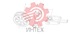 Узел натяжителя 21037182