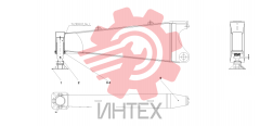 Опора выносная бокового подъема 13818608