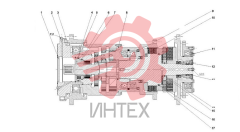 Комплектующие редуктора 13120310
