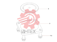 Компонент скользящего блока стойки 10982198