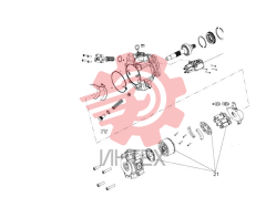 Насос P2105R+PGP511A0210 B220301000240 (часть 2)