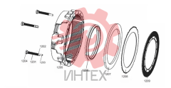 Диск в сборе фрикционный 131401021083A
