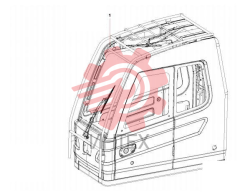 Корпус кабины оператора SJC62 II 25HK4 12438831