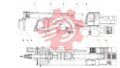 Кузов автокрана STC250S5 11213579