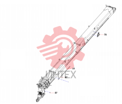 Механизм телескопической стрелы STC250S5.1A 12457644