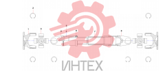 Вал карданный A229900006195
