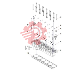 Головка блока цилиндров WP10.336E53 DHL10Q0078 247kW 60273261