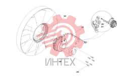 Комплектующие вентилятора WP10.336E53 DHL10Q0078 247kW 60273261