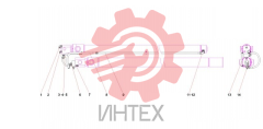 Трубопровод гидроцилиндра стрелы STC500S-D2.4.7 12689262