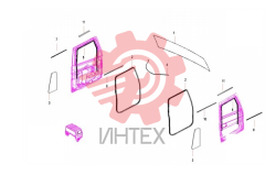 Уплотнения кабины 11660982