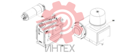 Воздухоочиститель, бак мочевины и глушитель WP10.336E53 DHL10Q0078 247kW 60273261