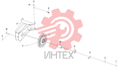 Шкив на конце стрелы 12548925