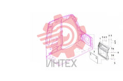 Панель приборная передняя 11694908