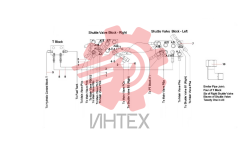 Трубопровод челночного клапана (часть 1) SY135C8I3K(US).1 13294033