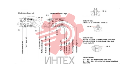 Трубопровод челночного клапана (часть 2) SY135C8I3K(US).1 13294033