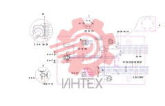 Трубопровод управления экскаватором (часть 1) SY135C8I3K(US).1.4.1 13293981