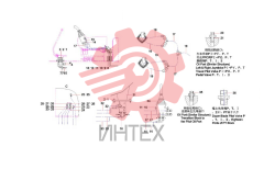 Трубопровод управления экскаватором (часть 2) SY135C8I3K(US).1.4.1 13293981