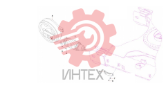 Колесо направляющее и натяжитель 10187380 (часть 1)