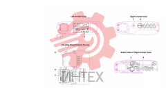 Комплектующие электрической системы кабины SY135C9I3K.5C.1.1 13071900