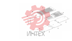 Пластины защитные экскаватора 12731217