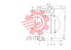 Система охлаждения SY135C9I3K.1.3.3A 13444513 (часть 2)