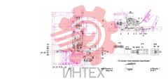 Трубопровод гидравлической системы SY135C9I3K.1.2 13050316 (часть 1)
