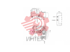 Комплектующие поворотной рамы SY135C9I3KUS.1 13840903