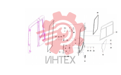 Комплектующие двери кабины 60260882