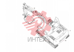 Компоненты основные экскаватора SY135C9 12078528