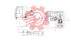 Комплектующие поворотной платформы SY140C1C2K.1 13076451