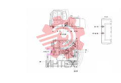 Комплектующие поворотной рамы SY155C9I3K.1 13595803