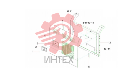 Крепление правой двери SY135C9I3K.1.6.21 13828119