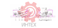 Трубопровод гидравлической системы SY155C9I3K.1.2 13584654 (часть 1)