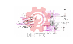 Трубопровод гидравлической системы SY155C9I3K.1.2 13584654 (часть 2)