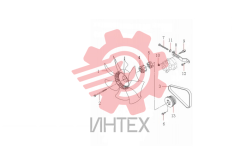 Вентилятор и ремень 60333521