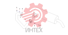 Трасса глушителя 13014918