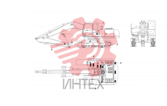 Компоненты основные экскаватора SY205C9 12756875